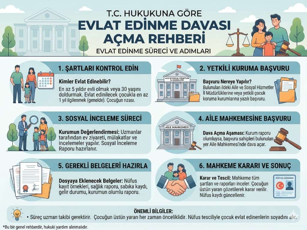 Evlat Edinme Davası Nasıl Açılır? 2 Evlat Edinme Davasında Dikkat Edilmesi Gerekenler