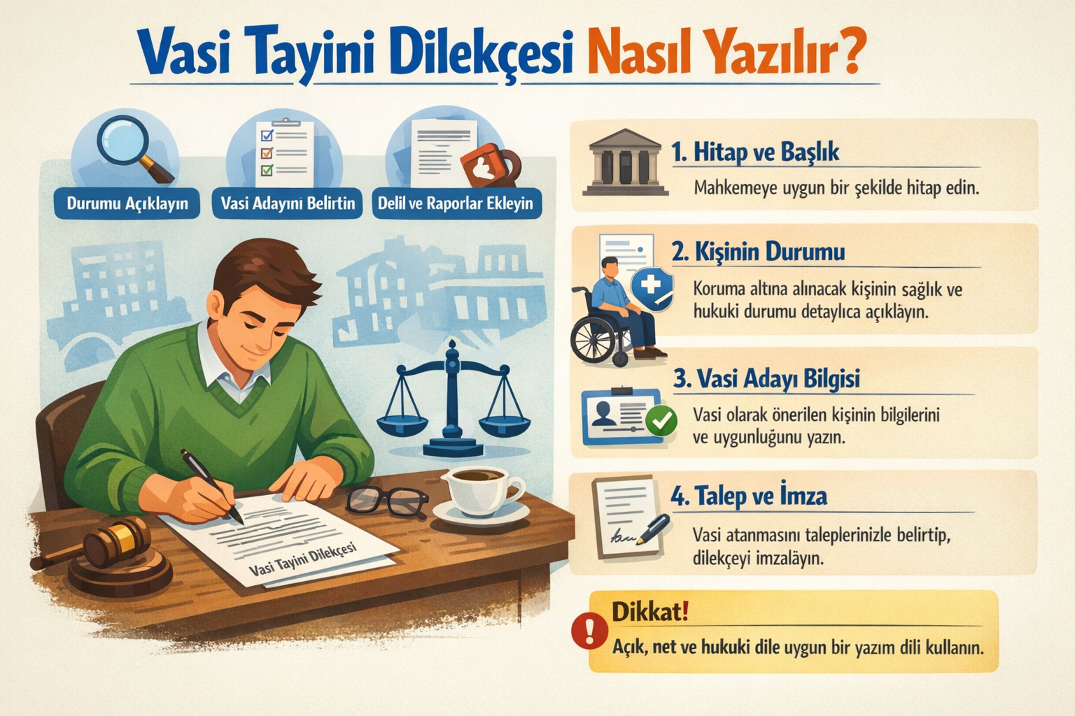 Vasi Tayini Dilekçesi Rehberi 3 Vasi Dilekçesi Nasıl Yapılır